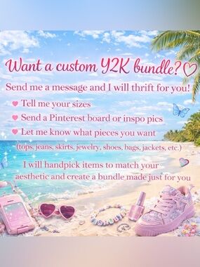 Y2K Personal Thrift Bundle Custom Outfit Curated For You 3 Pieces